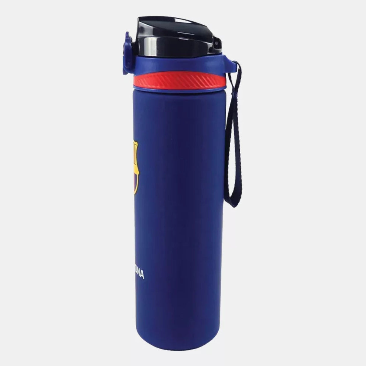 FC Barcelona vattenflaska med sugrör (700 ml)