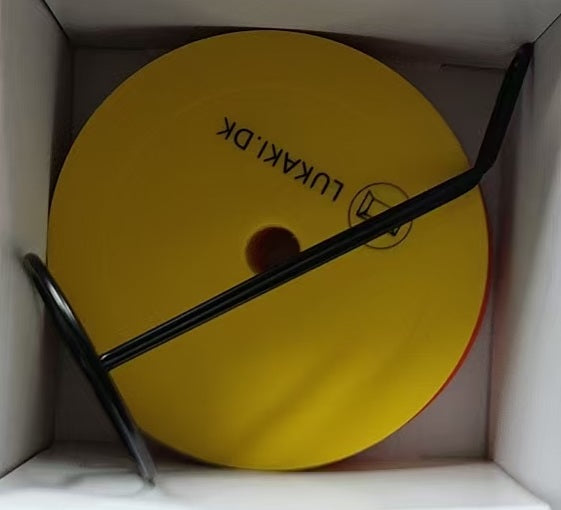 Platta markeringskoner med hållare – 30 st. i orange och gult