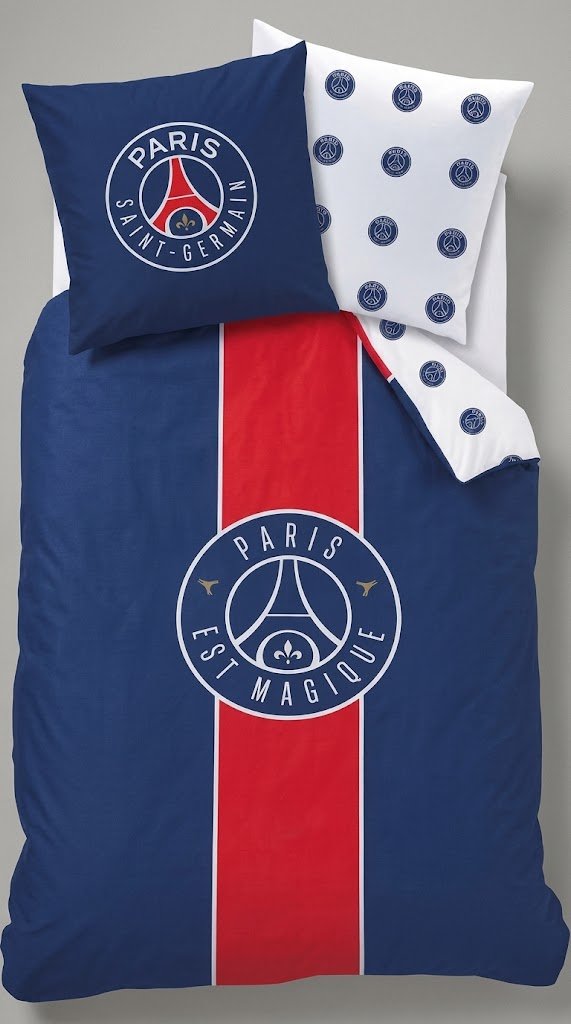 PSG (Paris Saint Germain) sengetøj - 100% Bomuld - 140x200 cm - Lukaki.dk