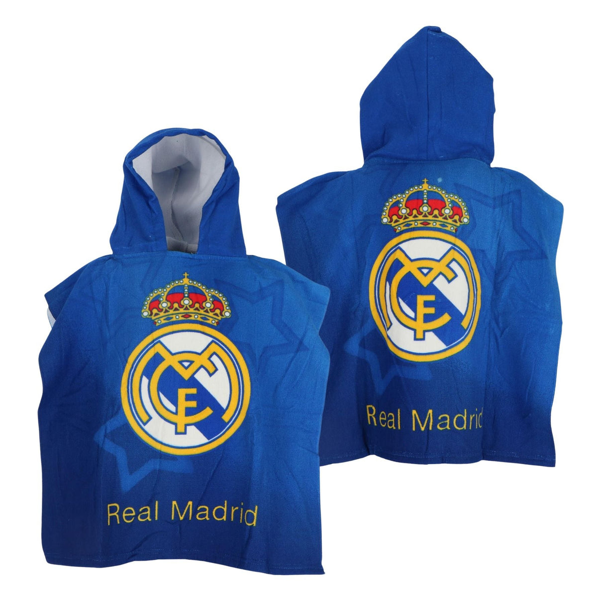 Real Madrid Badehåndklæde / Poncho med hætte - 55x115 cm. - Lukaki.dkReal Madrid Badehåndklæde / Poncho med hætte - 55x115 cm.