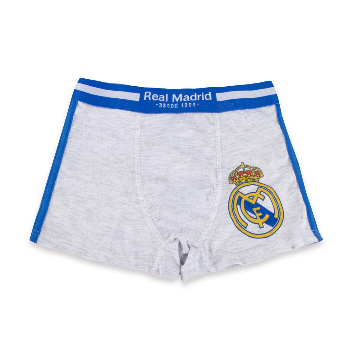 Real Madrid Boxershorts til Børn, grå/hvid – 2 stk. - Lukaki.dkReal Madrid Boxershorts til Børn, grå/hvid – 2 stk.