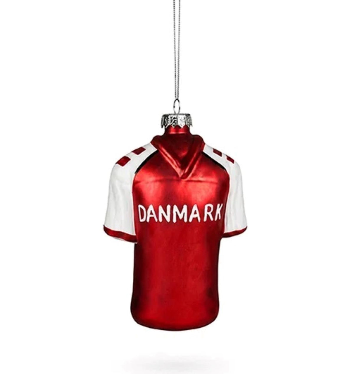 Fotbollströja julgransprydnad – 12 cm