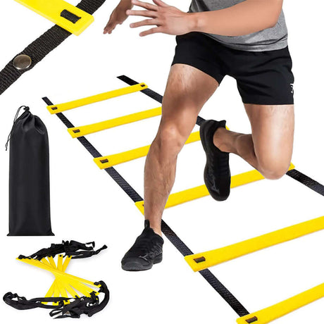 50 markeringskegler og 1 agility stige (3 meter) - Lukaki.dk50 markeringskegler og 1 agility stige (3 meter)