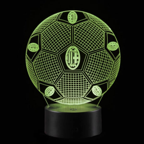 AC Milan 3D fotbollslampa - Lyser i 7 färger