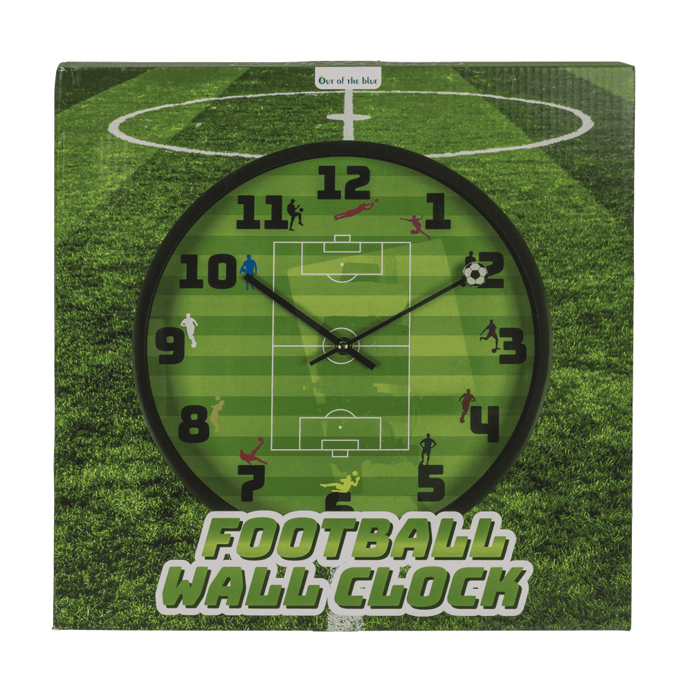 Fodbold vægur (30x30x4,5 cm.) - Lukaki.dkFodbold vægur (30x30x4,5 cm.)
