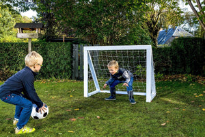 Homegoal Micro fodboldmål hvid - 125 x 100 cm - Lukaki.dkHomegoal Micro fodboldmål hvid - 125 x 100 cm