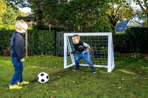 Homegoal Micro fodboldmål hvid - 125 x 100 cm - Lukaki.dkHomegoal Micro fodboldmål hvid - 125 x 100 cm