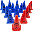 Kegler med tal og tegn, 0 - 9 & +, - , /, X, = (15 stk., 24 cm) - Lukaki.dkKegler med tal og tegn, 0 - 9 & +, - , /, X, = (15 stk., 24 cm)