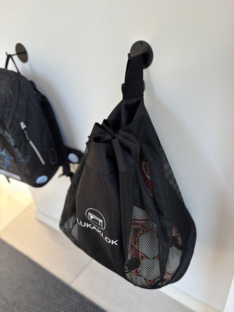 Knage i sort stål | Inkl. sorte skruer - Lukaki.dk