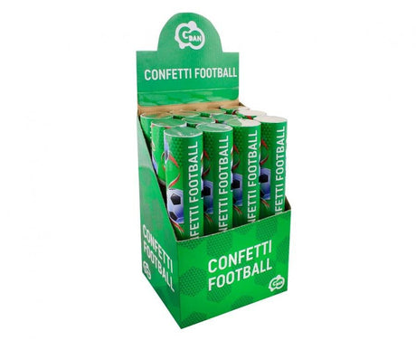 Konfettirør til fodboldfest – 30 cm fodbold konfetti kanon - Lukaki.dkKonfettirør til fodboldfest – 30 cm fodbold konfetti kanon