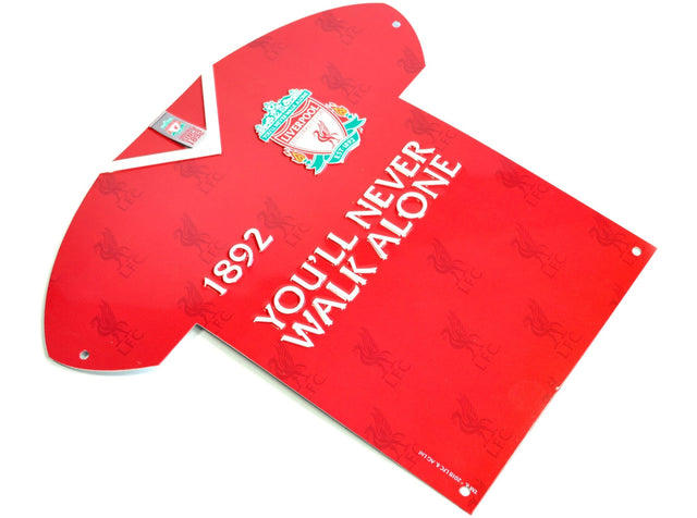 Liverpool skilt i metal (24x25 cm) - Lukaki.dkLiverpool skilt i metal (24x25 cm)