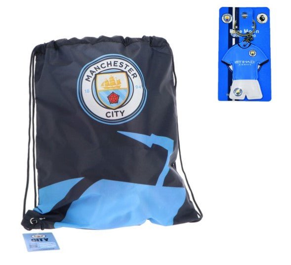 Manchester City rygsæk + nøglering - Lukaki.dk