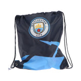 Manchester City sportstaske – Blå gym bag 35x40 cm - Lukaki.dk
