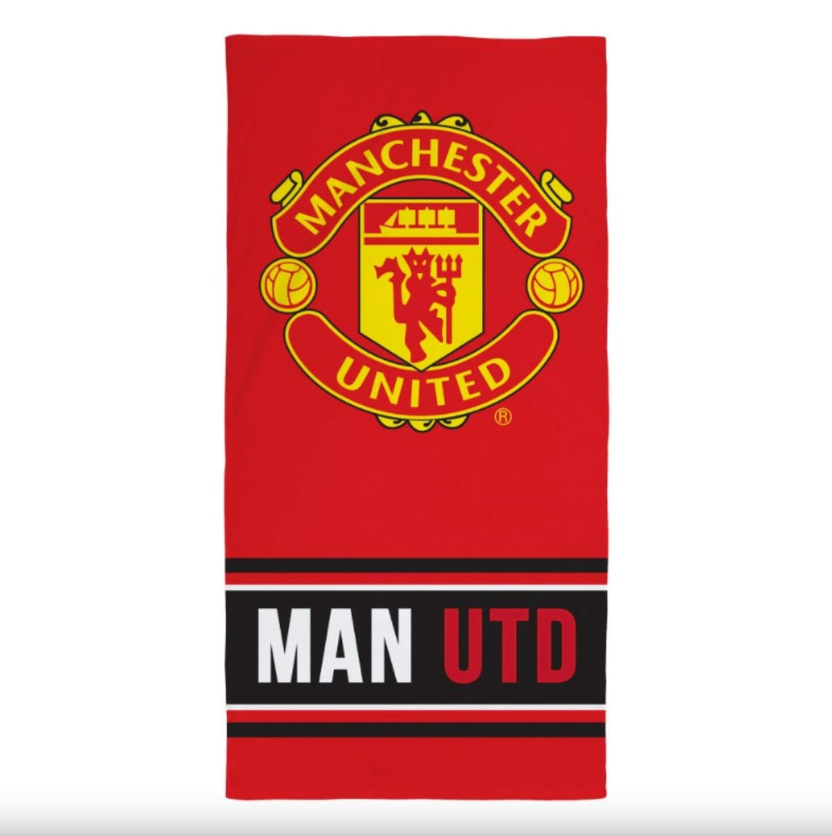 Manchester United badehåndklæde - 100% Bomuld - 70x140 cm - Lukaki.dk