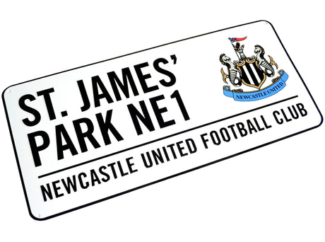 Newcastle United skilt i metal (40x18 cm) - Lukaki.dkNewcastle United skilt i metal (40x18 cm)