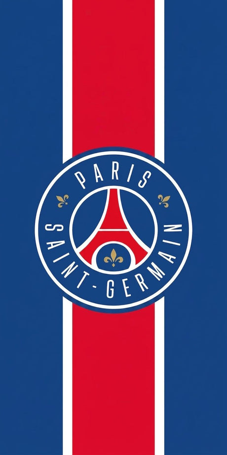PSG (Paris Saint Germain) håndklæde - 100% bomuld - 70x140 cm - Lukaki.dk