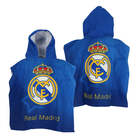 Real Madrid Badehåndklæde / Poncho med hætte - 55x115 cm. - Lukaki.dkReal Madrid Badehåndklæde / Poncho med hætte - 55x115 cm.