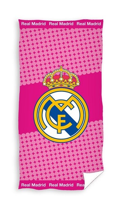 Real Madrid Pink badehåndklæde - 70x140 cm. - Lukaki.dkReal Madrid Pink badehåndklæde - 70x140 cm.