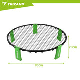 Roundnet 90 cm – Komplettset mit 3 Bällen, Pumpe und Transporttasche