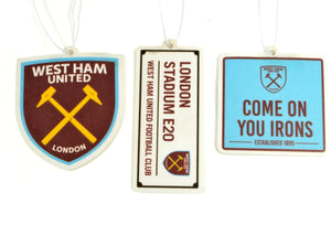 West Ham duftfriskere - 3 stk. - Lukaki.dkWest Ham duftfriskere - 3 stk.